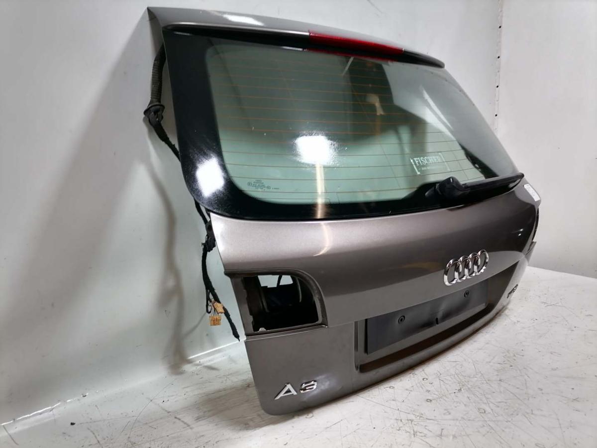 Audi A3 8P original Heckklappe mit Scheibe LY1P Dakotagrau Sportback BJ12